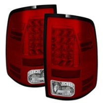 Dodge Ram 1500 13-14 / Ram 2500/3500 13-14 LED Bakljus -(För Modeller med LED-belysning) - Röda Klara Spyder Auto
